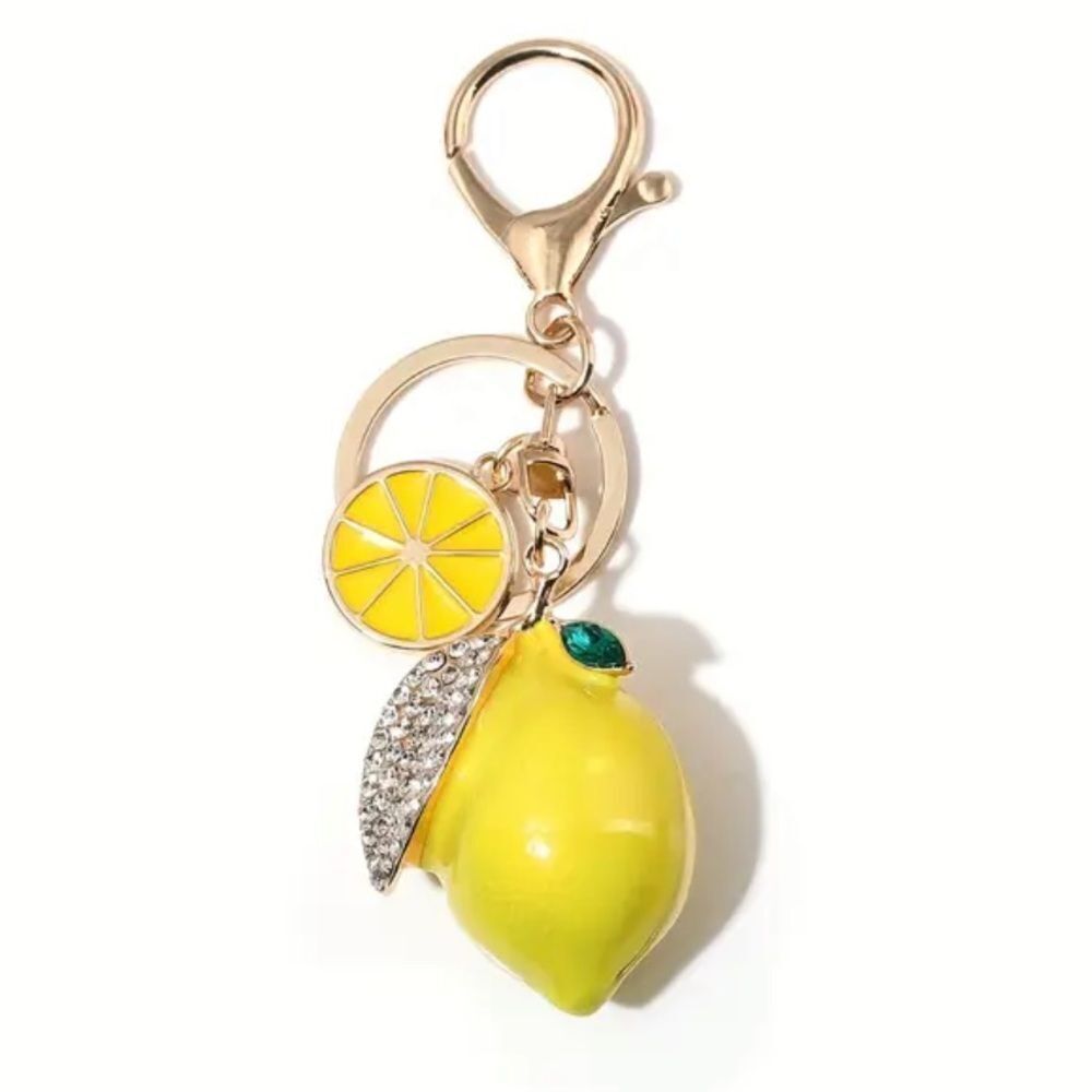 Yellow Lemon Keychain S1050